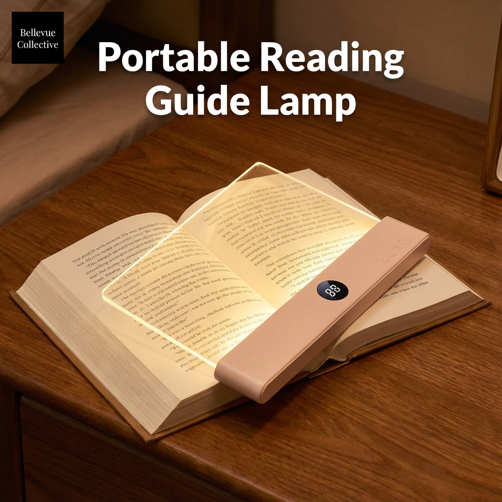 Portable LED Reading Guide Lamp with Dimmable Light Board (USB Rechargeable Reading Light)