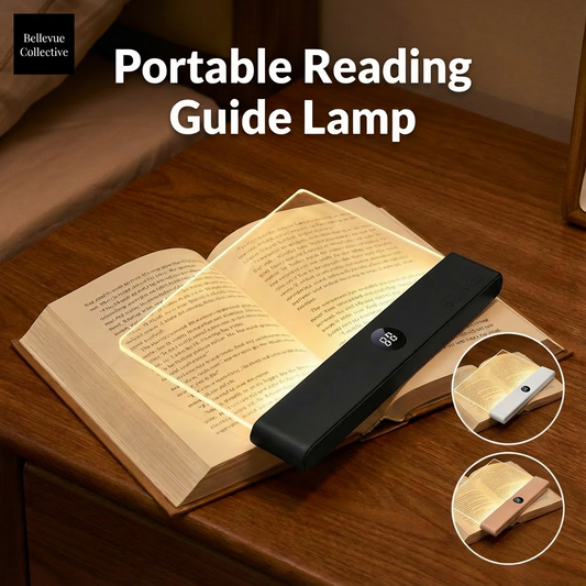 Portable LED Reading Guide Lamp with Dimmable Light Board (USB Rechargeable Reading Light)