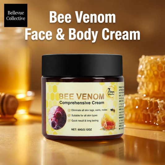 Bee Venom Face & Body Cream (60g) – Hydrating Firming Moisturizer with Salicylic Acid + Allantoin (2–3 Pack Options)