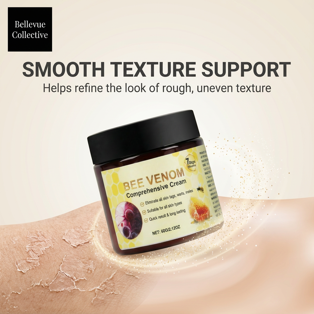 Bee Venom Face & Body Cream (60g) – Hydrating Firming Moisturizer with Salicylic Acid + Allantoin (2–3 Pack Options)