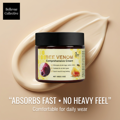 Bee Venom Face & Body Cream (60g) – Hydrating Firming Moisturizer with Salicylic Acid + Allantoin (2–3 Pack Options)