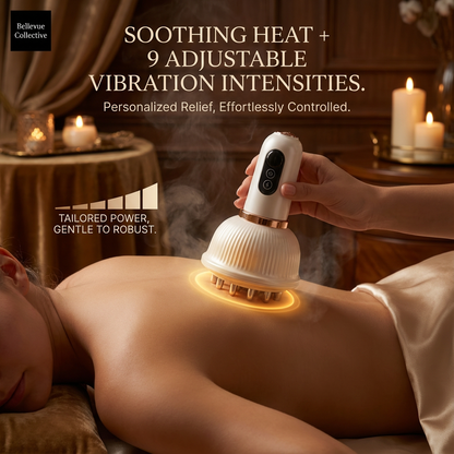 Electric Meridian Massage Brush (18-Node Head) — Rechargeable Handheld Body & Neck Massager